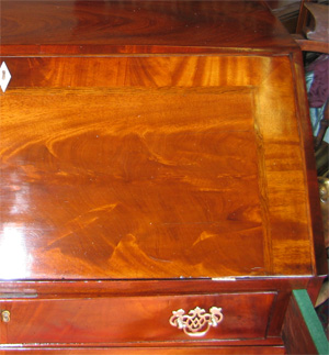 Antique bureau repaired and polished