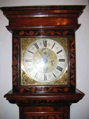 Dutch marquetry long case clock. These clocks are exceptional