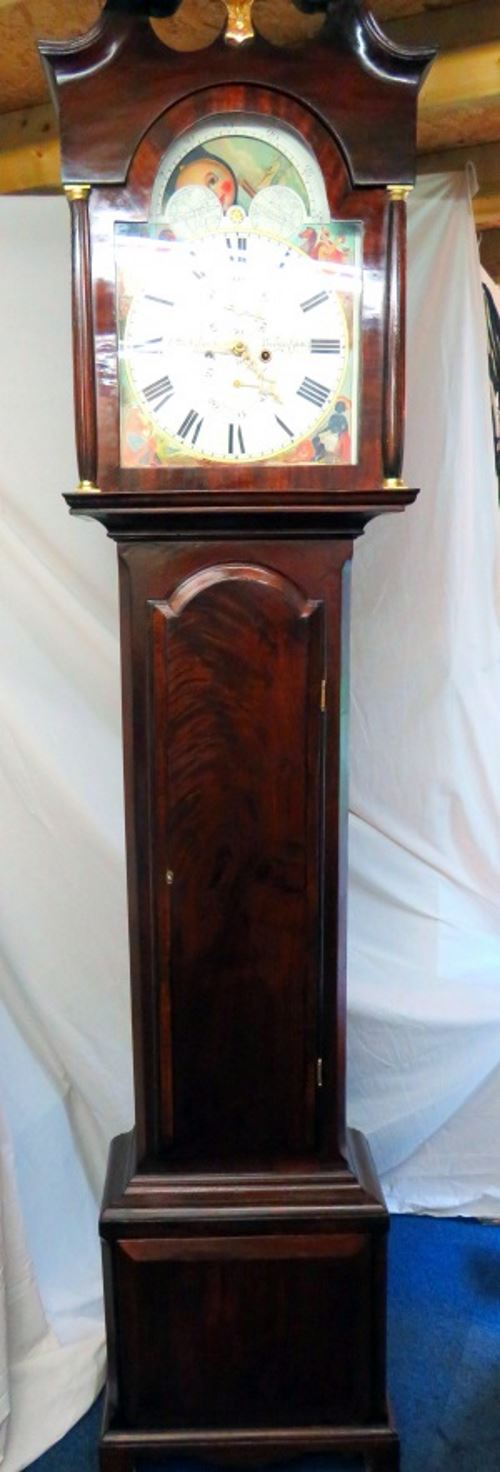 Antique longcase clock restored