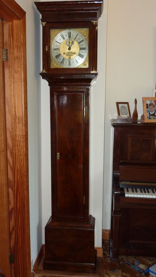 The same clock after restoration using contemporary materials