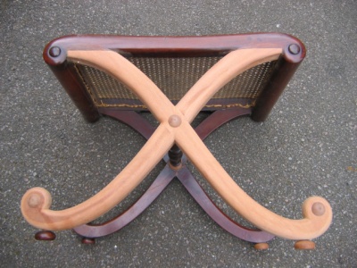 Regency stool before
