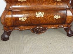 Dutch marquetry Bombay commode
