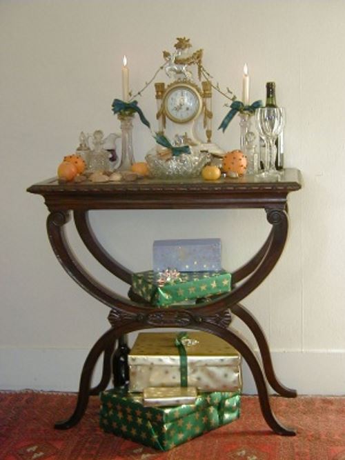 A fine Christmas spread on the 17th century table