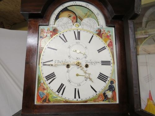 18th century long case Dial repainted